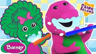 Brush Your Teeth Song  Sing Along with Barney and Friends