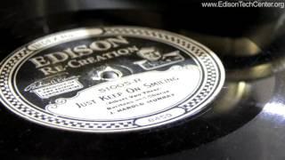 Edisons Diamond Disk Record Player