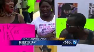 Sudanese protest President Salva Kiir visit to the U.S.