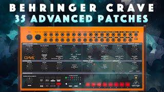 Behringer Crave Progressive 35 patchespresets Sound Demo