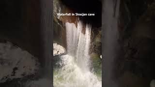 Skocjan cave waterfall #shorts