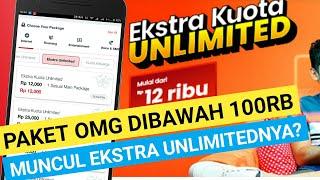 Uji Coba Beli Paket OMG Telkomsel Untuk Memunculkan Paket Ekstra Unlimited