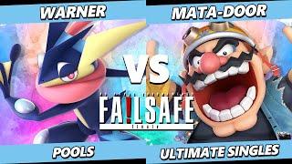 Failsafe Finale - Warner Greninja Vs. Mata-Door Wario Smash Ultimate - SSBU