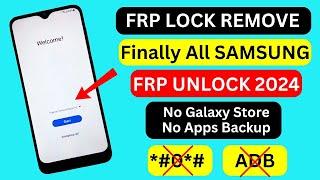 All Samsung 1 Click FRP Bypass - Not *#0*# Code Working - Adb Failed - No Galaxy Store - No Talkback