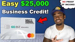 Navy Federal Business Credit Card Easy $25k Limit GoBiz Rewards Visa and Mastercard