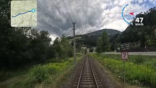 Führerstandsmitfahrt Drautalbahn S2 1874 Lienz in Osttirol - San Candido  Innichen