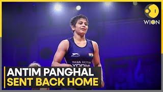 Paris Olympics 2024 Indias Antim Panghal sent back home after disciplinary breach  WION Sports