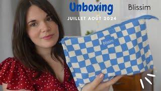 Unboxing box Blissim Juillet Août 2024 ️