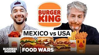 US vs Mexico Burger King  Food Wars  Insider Food
