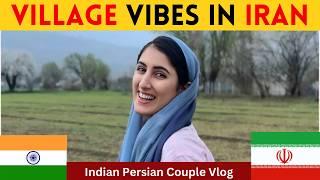 Village Vibes in Tehran with Family & Friends  Iran Vlog  Indian Persian Couple