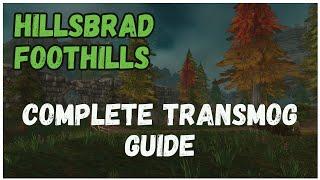 Every Transmog in Hillsbrad Foothills  WoW Gold Farms