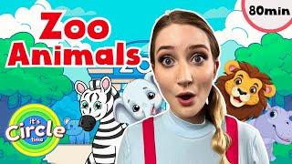 Zoo animals for toddlers  Sing Dance & Learn with Miss Sarah Sunshine