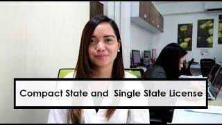 Compact State and Single State License