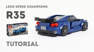 Tutorial - Nissan R35 Skyline GT-R  Lego Speed Champions 76920 Alternate Build Instructions