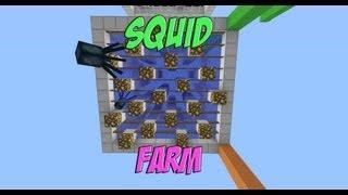 Minecraft Tutorial  Showcase Squid Farm