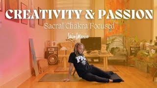 Yoga for CREATIVITY & PASSION  Sacral Chakra Focused  15 Minutes