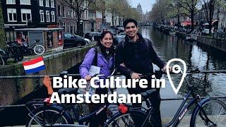 Biking in Amsterdam