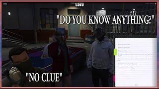 Twinkles asks Chatty about the mysterious notebook - GTA V RP NoPixel 4.0