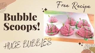 How to make BUBBLE SCOOPS  Bubble Bar recipe