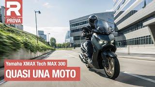 Yamaha XMAX Tech MAX 300 - prova - in sella allo scooter che è quasi una moto