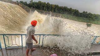 Haldwani 1 Din Baarish Karke DAM Overflow Hogya  Fas Gye Khatarnak Baarish Vich