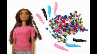 DIY Miniature Craft - FAST & EASY Mini Doll Comb and Hair Ties