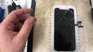 iPhone X Refurbishing - Removing Digitiser and Cleaning OCA