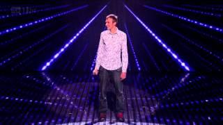 BGT S06 - Semi Final - Gatis Kandis - Latvian Comedian.avi