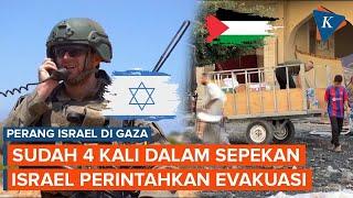 Militer Israel Lagi-lagi Keluarkan Perintah Evakuasi Warga Palestina di Khan Younis Gaza Selatan