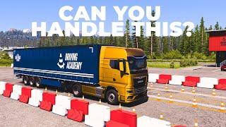 ETS2 Driving Academy Full Course Gameplay