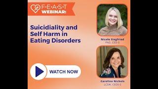 Suicidiality and Self Harm in Eating Disorders