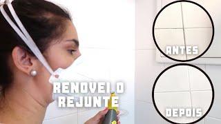 COMO RENOVAR O REJUNTE SEM GASTAR MUITO  DIÁRIO DE OBRA APÊ PORTUNHOL EP.  3