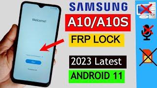 Samsung A10A10S Frp Bypass 2024  Google Account RemoveFRP Unlock  Without PC Android 11