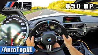 850HP BMW M2 COMPETITION  300KMH on AUTOBAHN NO SPEED LIMIT by AutoTopNL