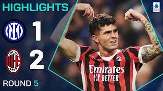 INTER-MILAN 1-2  HIGHLIGHTS  Pulisic strikes in Milan derby win  Serie A 202425