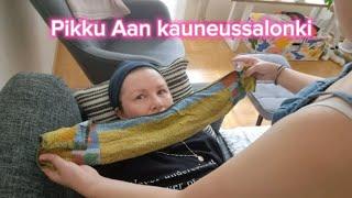 Pikku Aan salonki🩷 #dailyvlog #arkivlog #kasvojenhoitotutorial