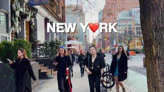 4KNYC Spring WalkSunset Time in TriBeca of Manhattan New York City  Mar 2024