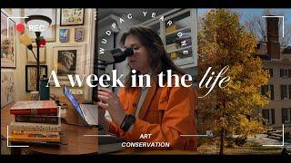 Week In The Life Vlog  Art Conservation Grad Student