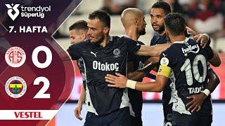 Vestel  Antalyaspor 0-2 Fenerbahçe - HighlightsÖzet  Trendyol Süper Lig - 202425