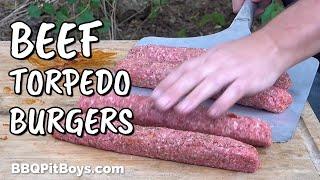 BBQ BEEF TORPEDO BURGERS