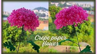 Crepe Paper Flower MakingHow To Make Crepe Paper Flower Easy For Beginners