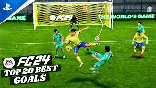 EA FC 24  TOP 20 BEST GOALS #1  PS5™ 4K60