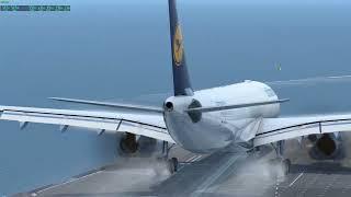 XPlane 12 Carrier Landing Airbus A330-300