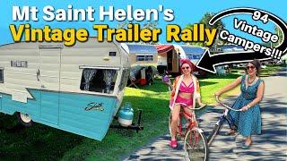 Explore the Mt Saint Helens Vintage Trailer Rally 2024 Mid Century Escape