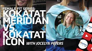 Female Fit Series Kokatat Womens Dry Suits Icon vs. Meridian