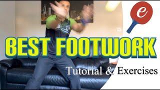 The BEST Table Tennis FOOTWORK Exercises - eBaTT  Tutorial #37