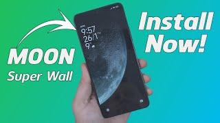 Install HyperOS Moon Super Wallpaper on Xiaomi POCO & Redmi Phones