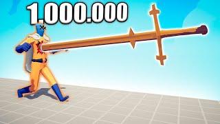 1.000.000 DAMAGE KING SWORD vs UNITS - TABS  Totally Accurate Battle Simulator 2024