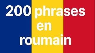 Apprendre le roumain 200 phrases en roumain