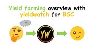 yieldwatch.net overview of your yield farming for binance smart chain